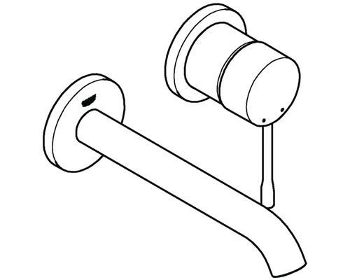 Nástenná batéria s pákou