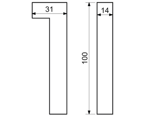 Technický výkres s rozmermi