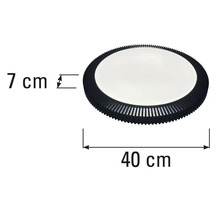 Okrúhle stropné svietidlo s rozmermi 40 x 7 centimetrov