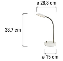 Rozmery stolnej lampy