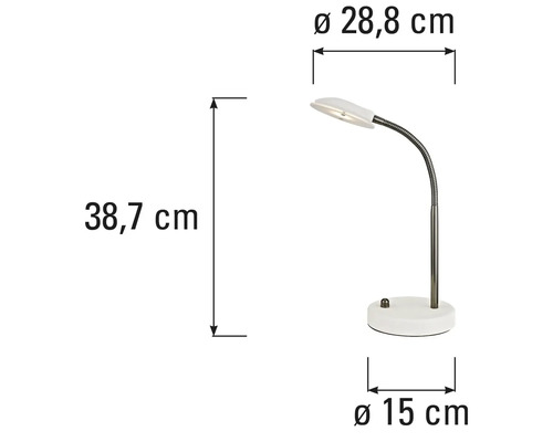 Rozmery stolnej lampy