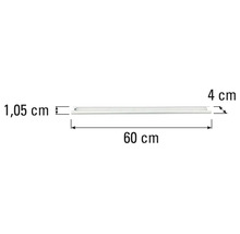 Technický nákres 60-centimetrovej lampy s údajmi o šírke