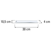 LED skrinkové svietidlo s rozmermi 30 cm dĺžka, 10,5 cm výška a 4 cm šírka
