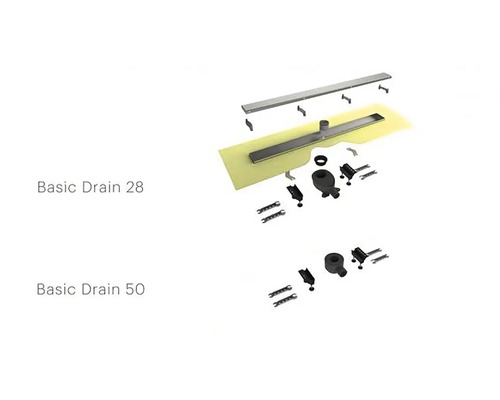 Prehľad komponentov Basic Drain 28 a Basic Drain 50