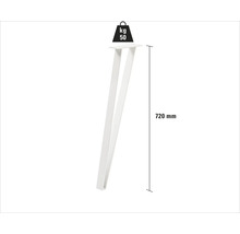 Kovová noha stola, výška 720 mm, nosnosť 50 kg