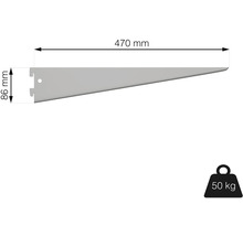 Konzola police s dĺžkou 470 milimetrov a maximálnou nosnosťou 50 kilogramov