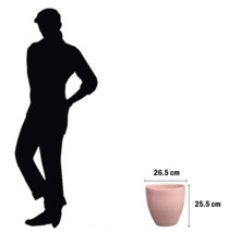 Kvetináč s rozmermi 26,5 x 25,5 cm