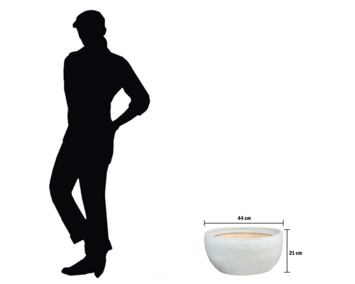 Okrúhla kvetinová misa s rozmermi