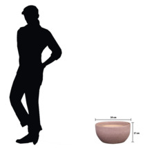 Kvetinová misa s rozmermi 34 cm x 17 cm