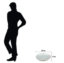 Podmiska na kvetináč s priemerom 35 centimetrov a výškou 5 centimetrov