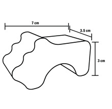 Obrázok s rozmermi 7 cm dĺžka, 3,5 cm šírka a 3 cm výška