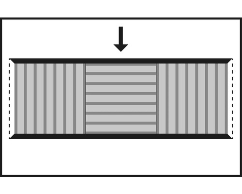 Ilustrácia zvislej montáže nástenných panelov