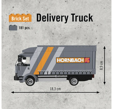 Stavebnica dodávky so 181 dielmi s rozmermi 18,3 cm x 8,9 cm