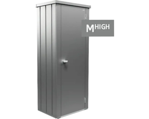 Kovová záhradná skriňa s dverami