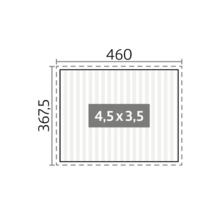 Rozmery: 460 x 367,5 cm, Okno: 4,5 x 3,5 cm