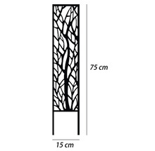 Dekoratívny prvok s motívom stromu s rozmermi 75 cm na výšku a 15 cm na šírku