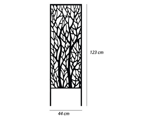 Zástena s motívom stromu, 123 krát 44 centimetrov