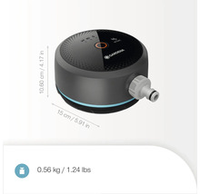 Zavlažovací systém Gardena Smart s rozmermi a hmotnosťou