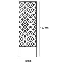 Dekoratívna zástena s kruhovým vzorom, výška 180 cm, šírka 60 cm