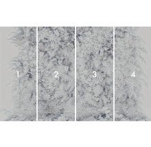 Štvordielna fototapeta s motívom rastlín