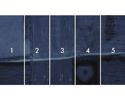 Zobrazenie farebného odtieňa s rôznymi vrstvami farby