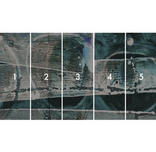 Viacdielny nástenný obraz s abstraktným vzorom