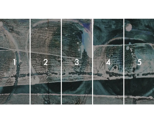 Viacdielny nástenný obraz s abstraktným vzorom