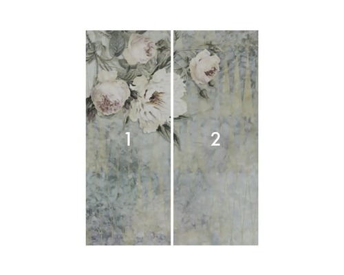 Dvojdielny nástenný obraz s motívom ruží