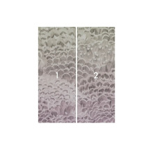 Vzor tapety s motívom peria, dva pruhy vedľa seba