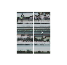 Dva pruhy tapety s motívom krajiny