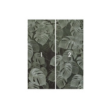 Dvojdielna súprava dverových tapiet s rastlinnými motívmi