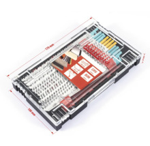 Sada nástrojov Patfield v priehľadnej krabici s rozmermi