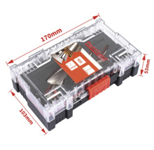 Sada náradia Partfield v úložnom boxe, rozmery 170 x 103 x 53 mm