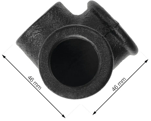 T-kus z liatiny s rozmermi 46 mm