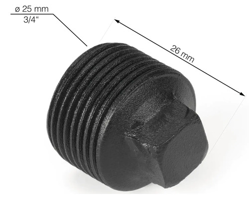 Kovová zátka s priemerom 25 mm