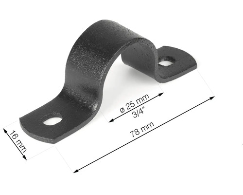 Rúrková objímka priemer 25 milimetrov