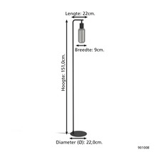 Rozmery stojacej lampy