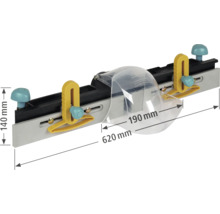Rezačka sklenenej mozaiky s dĺžkou 620 mm a výškou 140 mm