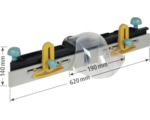 Rezačka sklenenej mozaiky s dĺžkou 620 mm a výškou 140 mm