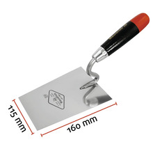 Murárska lyžica s rozmermi 115 mm x 160 mm