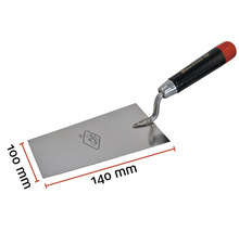 Murárska lyžica s rozmermi 100 mm x 140 mm