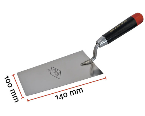 Murárska lyžica s rozmermi 100 mm x 140 mm