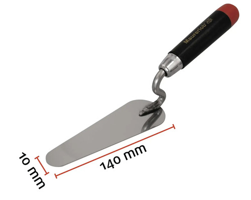 Murárska lyžica s dĺžkou čepele 140 milimetrov a šírkou čepele 10 milimetrov