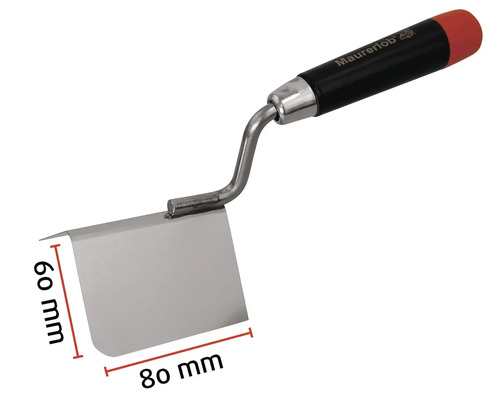 Murárska uhlová lyžica, 80 krát 60 milimetrov