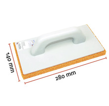 Plastové hladidlo s hubkou, 280 krát 140 milimetrov