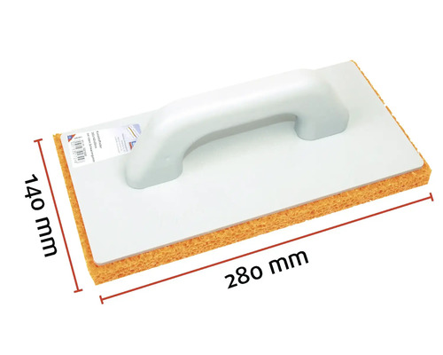 Plastové hladidlo s hubkou, 280 krát 140 milimetrov