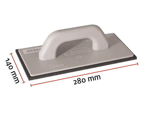 Mop na umývanie dlaždíc s veľkosťou 280 x 140 milimetrov.