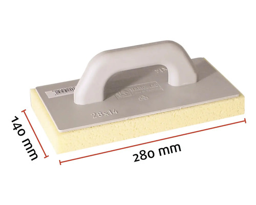 Špongia na omietku, 280 x 140 milimetrov