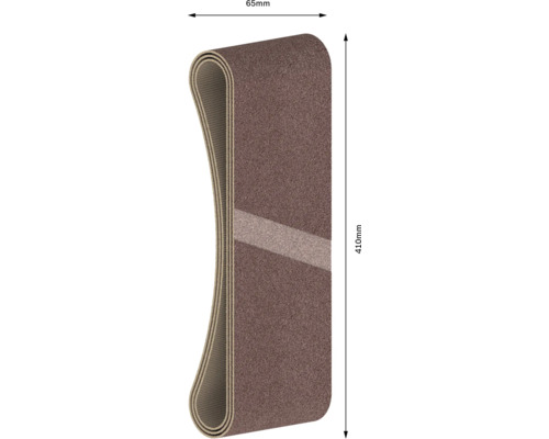 Brúsny pás, 65 x 410 milimetrov