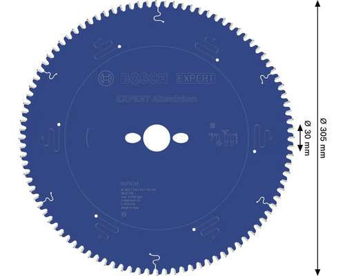 Pílový kotúč Bosch Expert Aluminium s priemerom 305 milimetrov